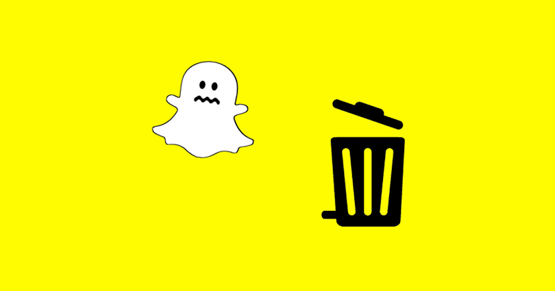 حذف حساب من سناب شات
