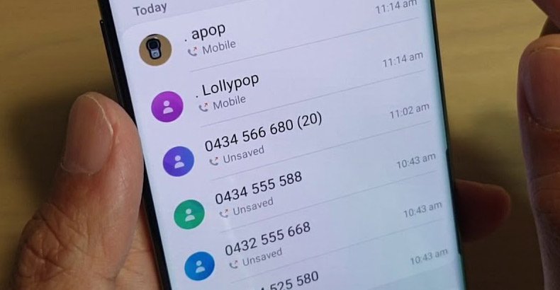 استرجاع المكالمات المحذوفة